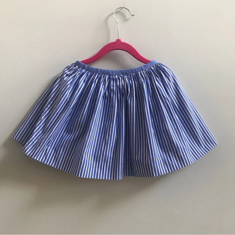Polo Ralph Lauren Blue Striped Skirt, Size 4.